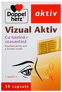 Visual Aktiv DoppelHerz for eye health, 30 capsule